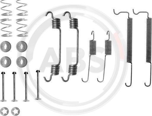 A.B.S. 0710Q - Accessory Kit, brake shoes www.parts5.com