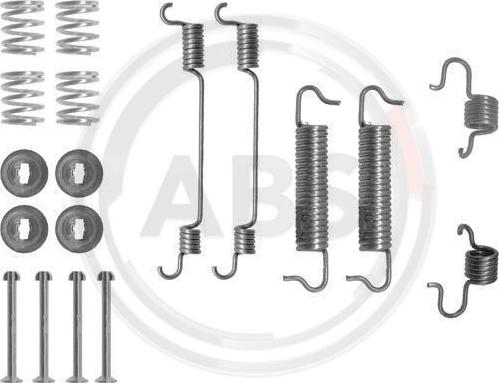 A.B.S. 0780Q - Set accesorii, sabot de frana www.parts5.com