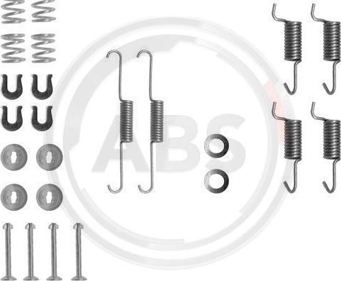 A.B.S. 0788Q - Set accesorii, saboti frana parcare www.parts5.com