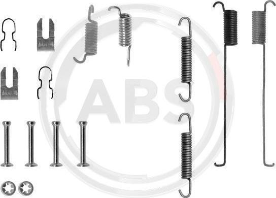 A.B.S. 0739Q - Set accesorii, sabot de frana www.parts5.com