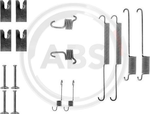 A.B.S. 0732Q - Set accesorii, sabot de frana www.parts5.com