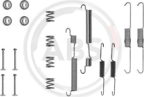 A.B.S. 0770Q - Sada příslušenství, brzdové čelisti www.parts5.com