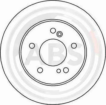 A.B.S. 16450 - Brake Disc parts5.com