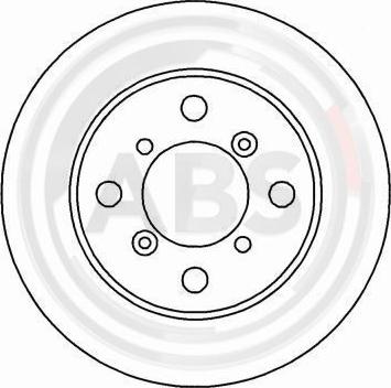 A.B.S. 16625 - Brake Disc www.parts5.com