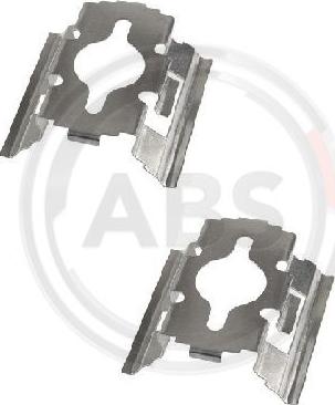 A.B.S. 1600Q - Set accesorii, placute frana www.parts5.com