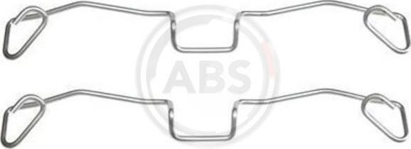 A.B.S. 1633Q - Set accesorii, placute frana www.parts5.com