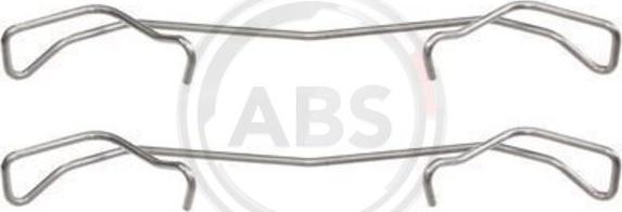 A.B.S. 1678Q - Sada příslušenství, obložení kotoučové brzdy www.parts5.com