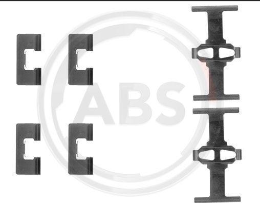 A.B.S. 1092Q - Tartozékkészlet, tárcsafékbetét www.parts5.com