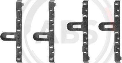 A.B.S. 1048Q - Set accesorii, placute frana www.parts5.com