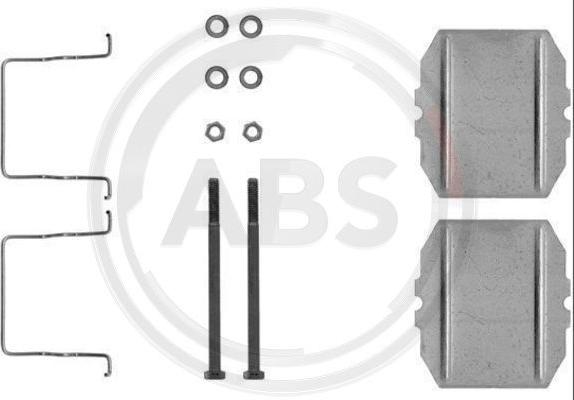 A.B.S. 1053Q - Komplet pribora, pločica disk kočnice www.parts5.com