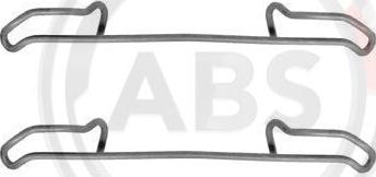 A.B.S. 1085Q - Set accesorii, placute frana www.parts5.com