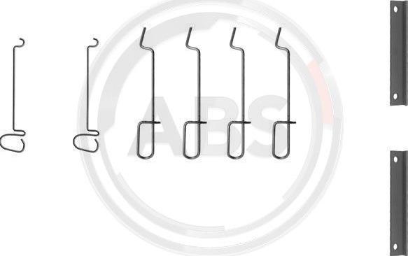 A.B.S. 1070Q - Zubehörsatz, Scheibenbremsbelag www.parts5.com