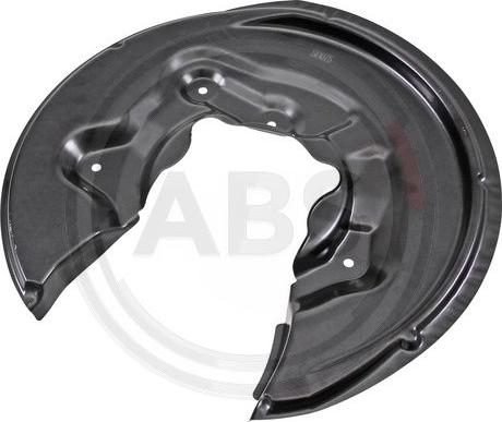 A.B.S. 11086 - Lim za zaštitu od prskanja, kočni disk www.parts5.com