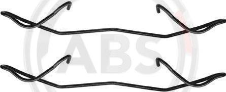 A.B.S. 1180Q - Set accesorii, placute frana www.parts5.com