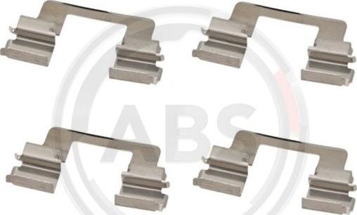 A.B.S. 1867Q - Accessory Kit for disc brake Pads parts5.com