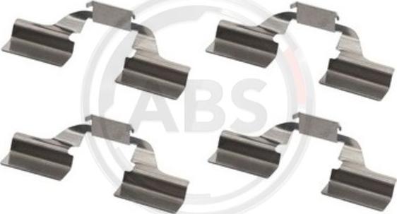 A.B.S. 1827Q - Sada příslušenství, obložení kotoučové brzdy www.parts5.com