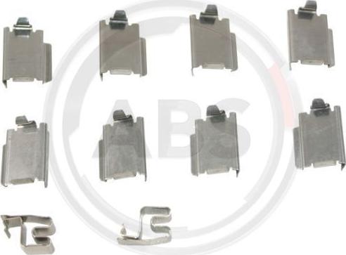 A.B.S. 1246Q - Set accesorii, placute frana www.parts5.com