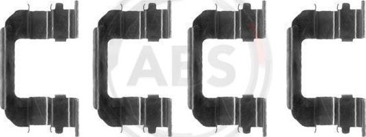 A.B.S. 1287Q - Accessory Kit for disc brake Pads www.parts5.com