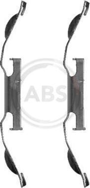 A.B.S. 1221Q - Zubehörsatz, Scheibenbremsbelag www.parts5.com