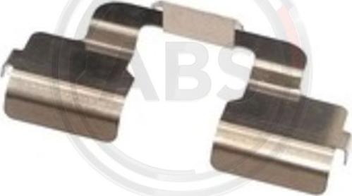 A.B.S. 1797Q - Set accesorii, placute frana www.parts5.com