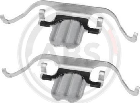 A.B.S. 1751Q - Set accesorii, placute frana www.parts5.com