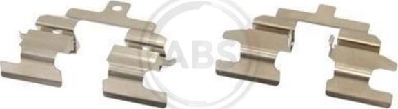 A.B.S. 1737Q - Set accesorii, placute frana www.parts5.com