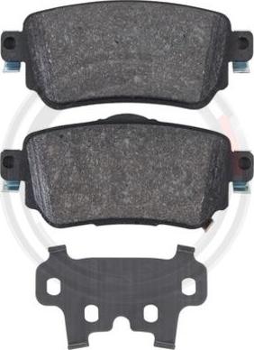 A.B.S. 35063 - Brake Pad Set, disc brake www.parts5.com