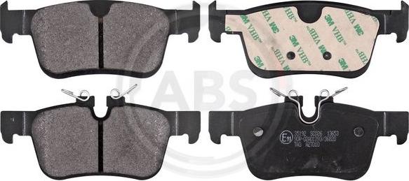 A.B.S. 35192 - Brake Pad Set, disc brake www.parts5.com