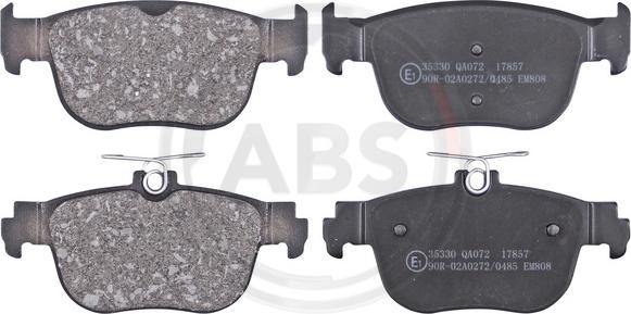 A.B.S. 35330 - Brake Pad Set, disc brake www.parts5.com