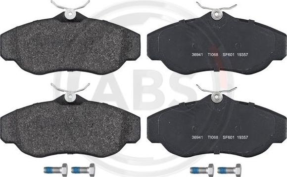 A.B.S. 36941 - Set placute frana,frana disc www.parts5.com