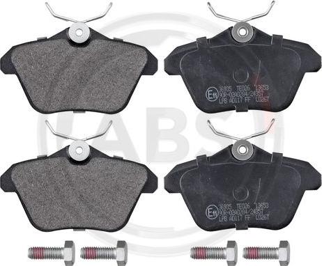 A.B.S. 36935 - Brake Pad Set, disc brake www.parts5.com