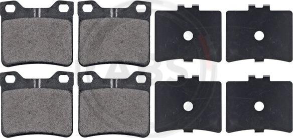 A.B.S. 36975 - Brake Pad Set, disc brake www.parts5.com