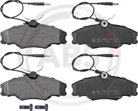 A.B.S. 36976 - Brake Pad Set, disc brake www.parts5.com