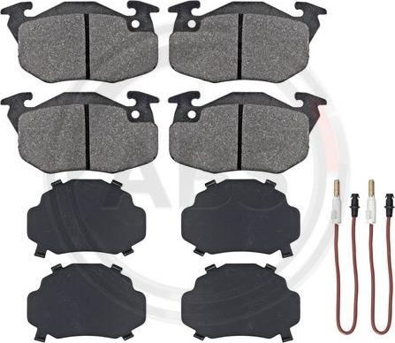 A.B.S. 36565 - Brake Pad Set, disc brake www.parts5.com