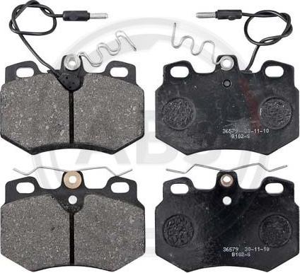 A.B.S. 36579 - Brake Pad Set, disc brake www.parts5.com