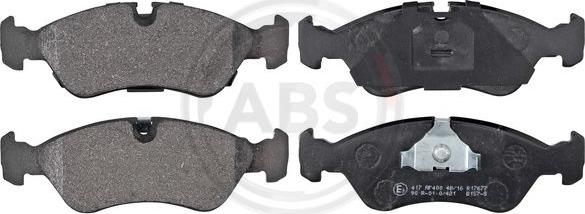 A.B.S. 36667 - Тормозные колодки, дисковые, комплект www.parts5.com