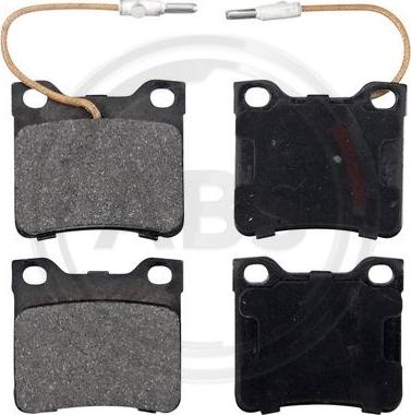 A.B.S. 36683 - Brake Pad Set, disc brake www.parts5.com