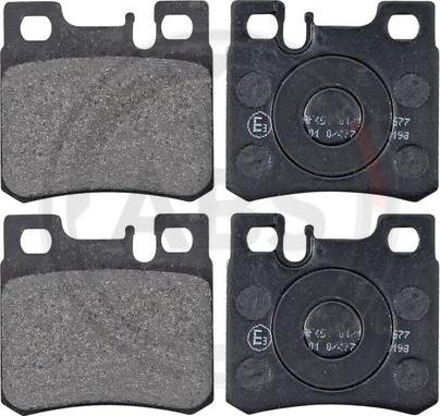 A.B.S. 36687 - Brake Pad Set, disc brake www.parts5.com