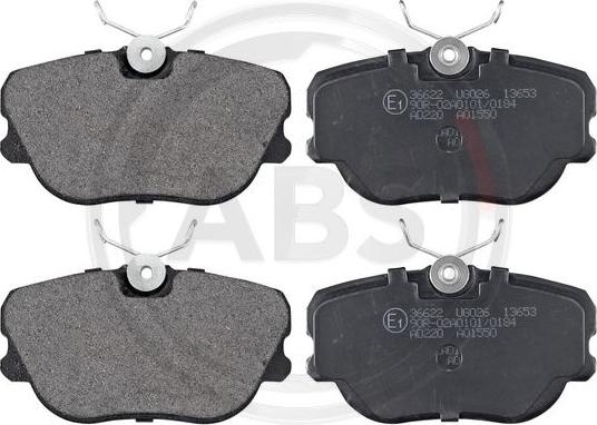 A.B.S. 36622 - Brake Pad Set, disc brake www.parts5.com