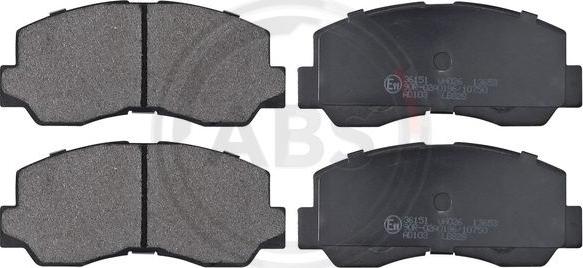 A.B.S. 36151 - Brake Pad Set, disc brake parts5.com