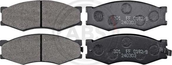 A.B.S. 36168/1 - Brake Pad Set, disc brake parts5.com