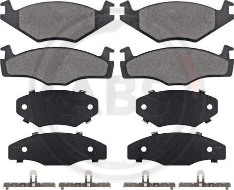 A.B.S. 36853 - Set placute frana,frana disc www.parts5.com