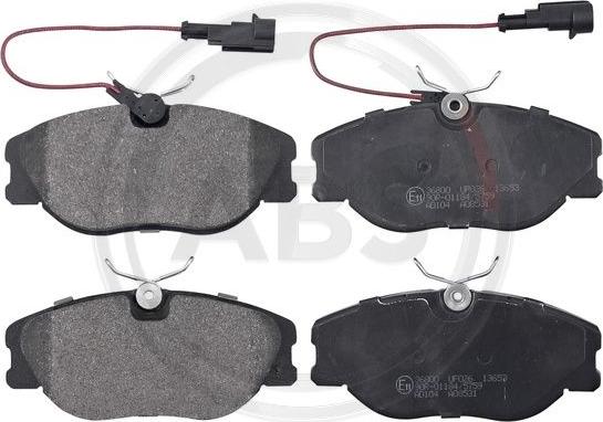 A.B.S. 36800 - Brake Pad Set, disc brake www.parts5.com