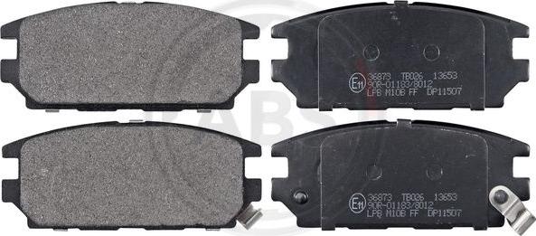 A.B.S. 36873 - Brake Pad Set, disc brake parts5.com