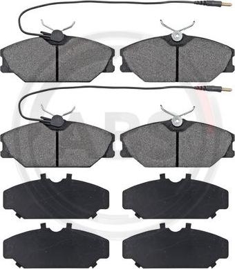 A.B.S. 36769 - Brake Pad Set, disc brake www.parts5.com