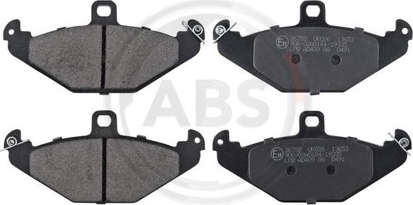 A.B.S. 36788 - Set placute frana,frana disc www.parts5.com