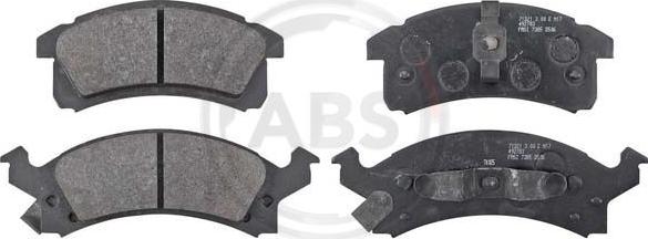 A.B.S. 38506 - Brake Pad Set, disc brake www.parts5.com