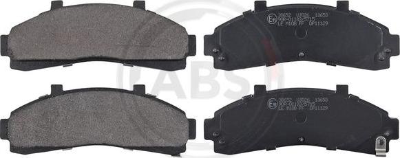 A.B.S. 38652 - Brake Pad Set, disc brake www.parts5.com