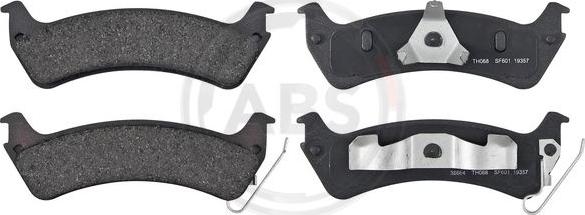 A.B.S. 38664 - Set placute frana,frana disc www.parts5.com