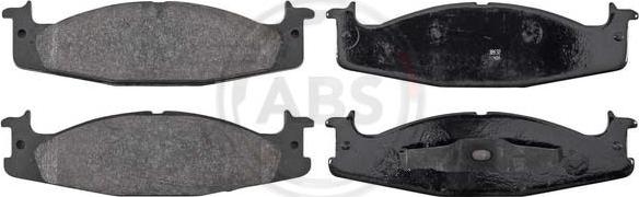 A.B.S. 38632 - Set placute frana,frana disc www.parts5.com